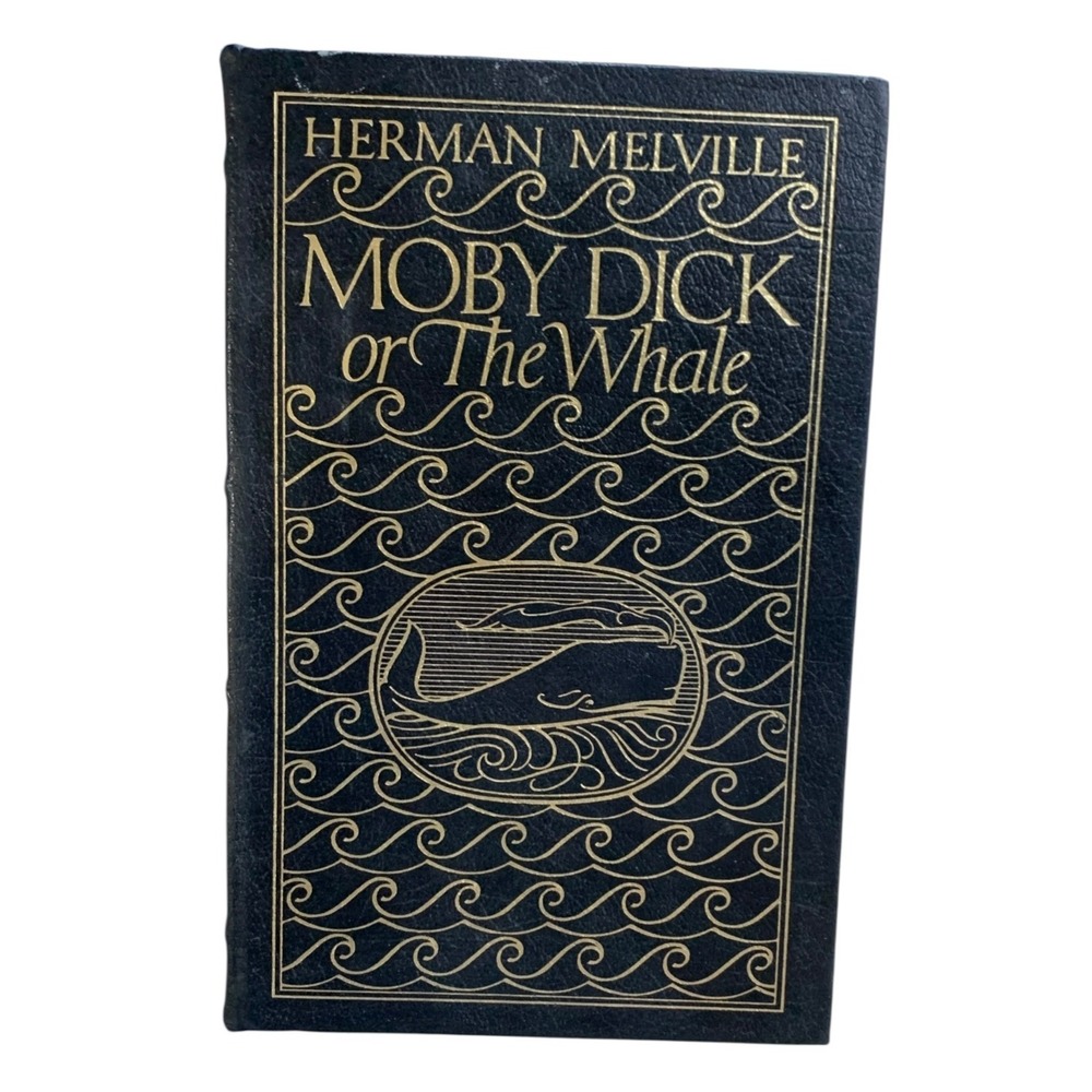 Moby Dick or The Whale Herman Melville Black & Gold Hardcover Book
